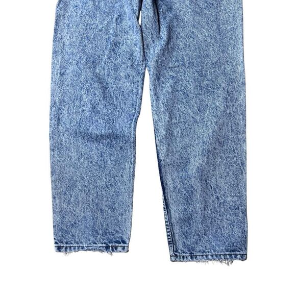 Vintage 80s Acid Wash Levi’s 550 Orange Tab Jeans Mom Jeans 34x30 - Picture 8 of 9